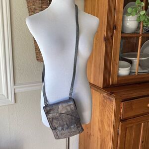 Mona B Crossbody Wool Blend Bag